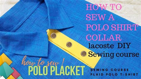 How To Sew A Polo Shirt Collar Tutorial