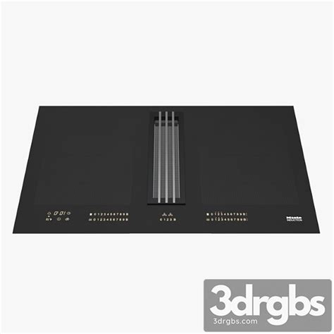 Miele Kmda Fl Induction Hob With Integrated Extractor Ds Max Files