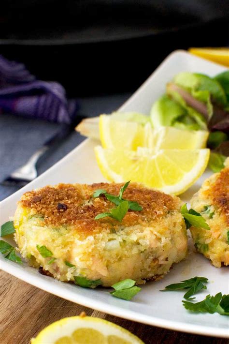 Basic Crispy Salmon Fish Cakes Scrummy Lane