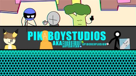 New Pikaboystudios Youtube Banner By Pikaboymod2 On Deviantart