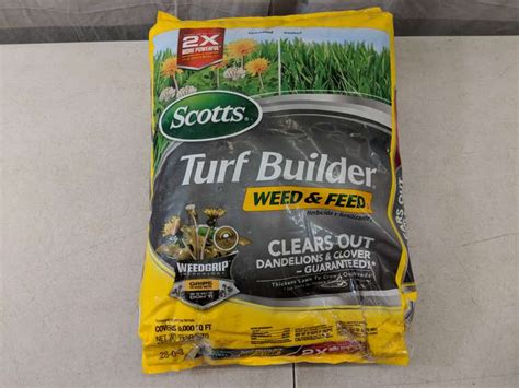 Scotts Turf Builder Weed And Feed Covers 5 000 Sq Feet Dutch Goat