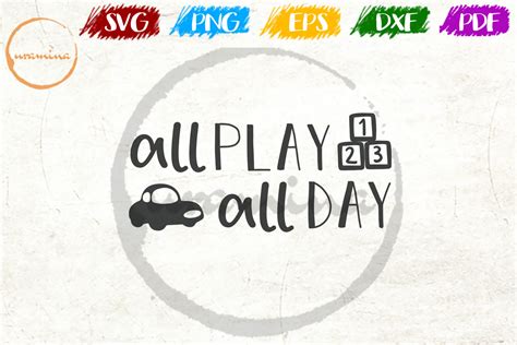 All Play All Day Graphic by Uramina · Creative Fabrica