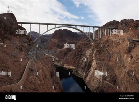 A General View Of The Hoover Dam Bypass Also Known As Pat Tillman