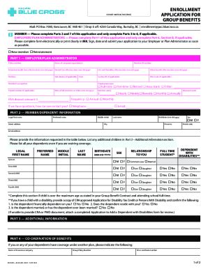 Fillable Online PBC Out Of Province Claim Form Pdf GroupHEALTH Fax