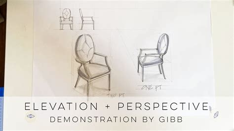 How To Draw Furniture Draw A Dining Chair From Different Perspective