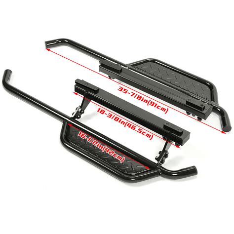 HECASA Heavy Duty Pair Nerf Bars Compatible With 1996 2021 EZGO TXT Gas