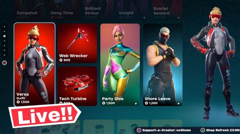 New Fortnite Item Shop Live Today Fortnite Chapter Youtube