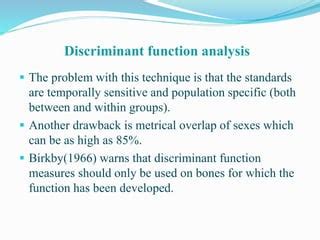Sex Determination From Skull Remains PPT