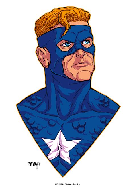 Commission Supersoldier Superman Cap America By Nahuel Amaya On