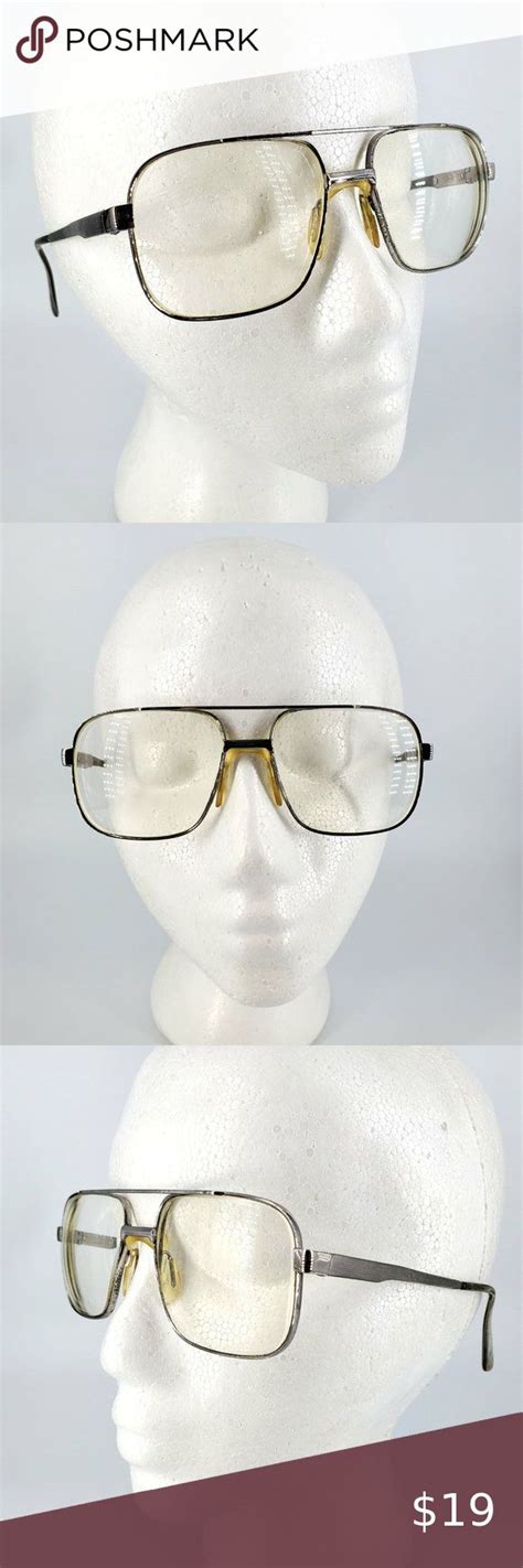 Vtg 80s Safilo Aviator Rx Glasses Italy Flaw Aviator Style Glasses Rx Glasses Pink Eyeglasses