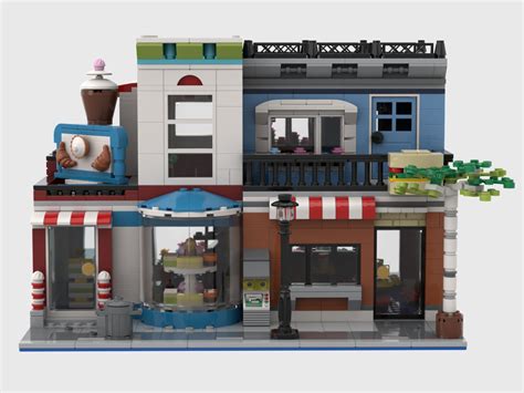 Lego Moc Food Court By Klaartje68 Rebrickable Build With Lego