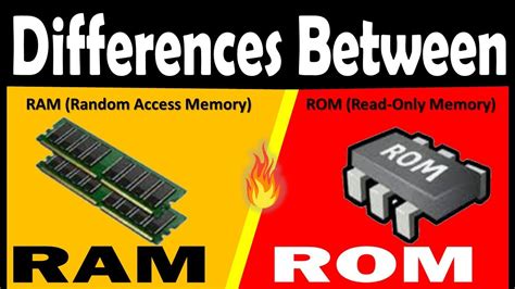 Differences Between Ram And Rom Ram Vs Rom Ram And Rom Memory In