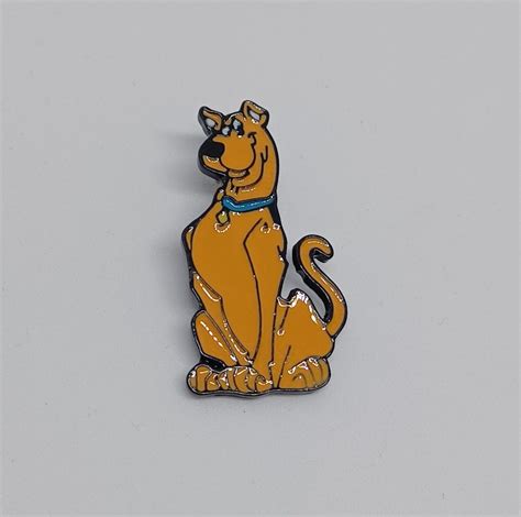 Scooby Doo Animated Carton Retro Novelty Brooch Enamel Lapel Etsy