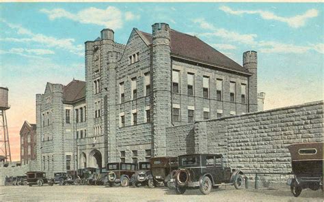 Vintage Postcard Entrance To Msp Jefferson City Missouri