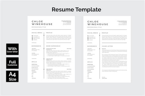 Premium Vector Resume Template