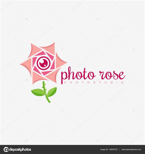 Foto Rosa Logo Vector De Stock De Jazzzzzvector