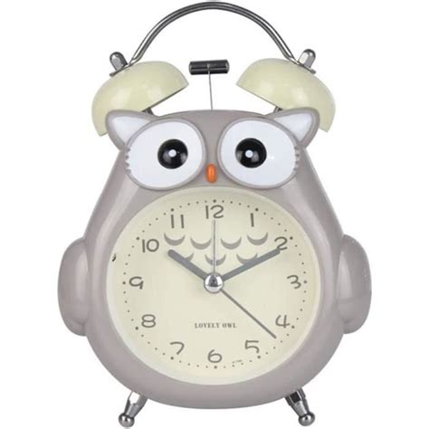 Reveil Enfant Alarm Clock Dessin Animé Mignon Chouette Radio Réveil