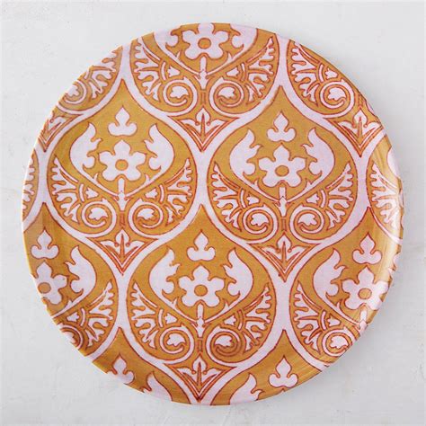 Melamine Picnic Plate Picnic Plates Outdoor Dinnerware Yellow