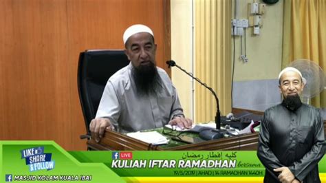 Darah Haid Keluar Sebelum Waktu Berbuka Ustaz Azhar Idrus Official