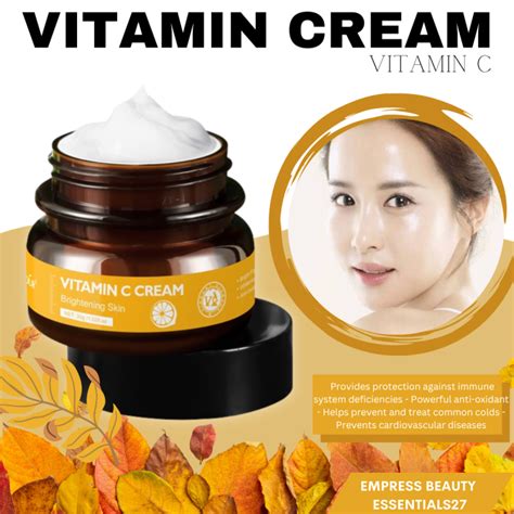 Authentic Vibrant Glamour Vitamin C Vc Whitening Face Cream Whitening