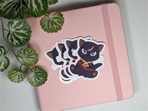 Dehya Sticker Genshin Impact Sticker Kawaii Cat Sticker Etsy Uk