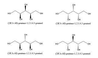 Draw All Possible Stereoisomers Of Pentane 1 2 3 4 5 Pentol You Should