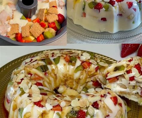 Delicioso Postre Express Con Frutas Y Leche Recetas Mixtas