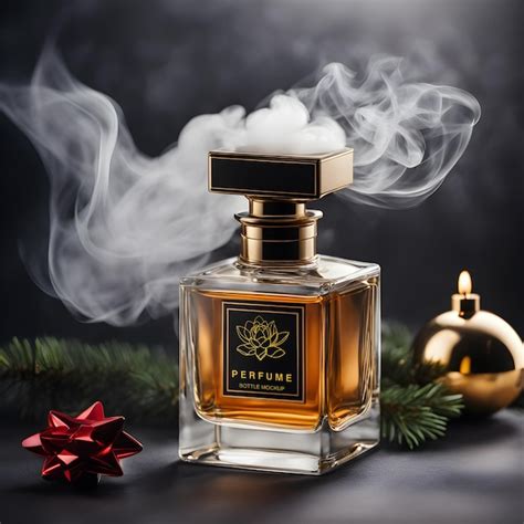 Premium Psd Luxurious Christmas Perfume Christmas