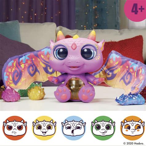 furReal Moodwings Baby Dragon Interactive Pet Toy, 50+ Sounds ...