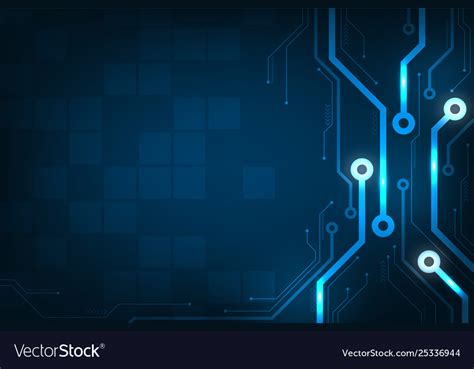 Design in concept electronic circuit Royalty Free Vector