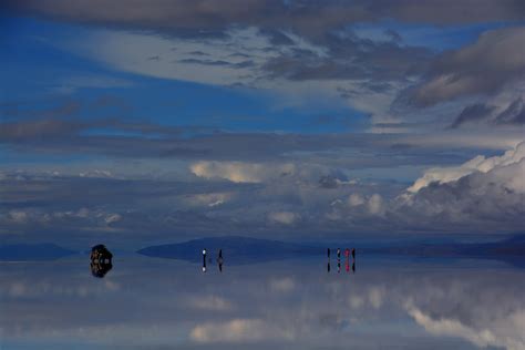 Matin Sur Le Salar D Uyuni Bolivie Reflets Au Lever D Flickr