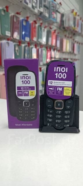Мобильный телефон INOI 100 черный, до 8 гб, 1.80", моноблок, кнопочный ...