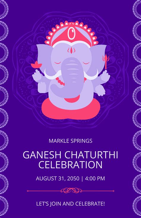 FREE Ganesh Chaturthi 2024 Templates & Examples - Edit Online ...