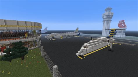 Largest Realistic Airport In Minecraft Minecraft Map