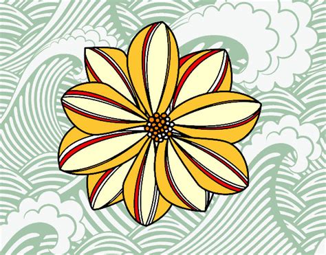 Desenho De Flor De Margarida Pintado E Colorido Por Nanynha O Dia 23 De Setembro Do 2014