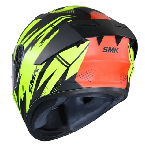 Casco Smk Stellar Trek Amarillo Mate Xl