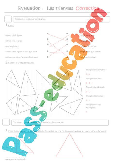 Triangles Cm2 Evaluation Pass Education