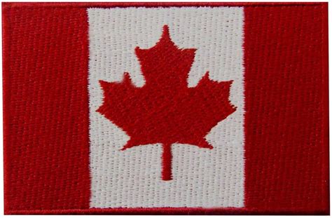 Amazon Embtao Canada Flag Embroidered Patch Canadian Maple Leaf