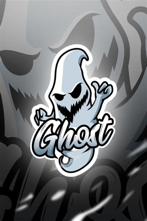 Ghost Mascot Esport Logo Ghost Logo Ghost Sports Logo Design