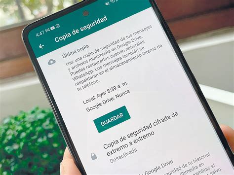 Cómo puedo desactivar las copias de seguridad automáticas de WhatsApp