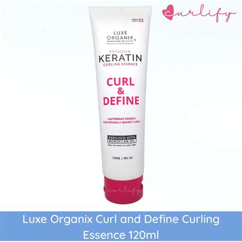 Cgm Luxe Organix Premium Keratin Curling Essence Curl And Define Shopee Philippines