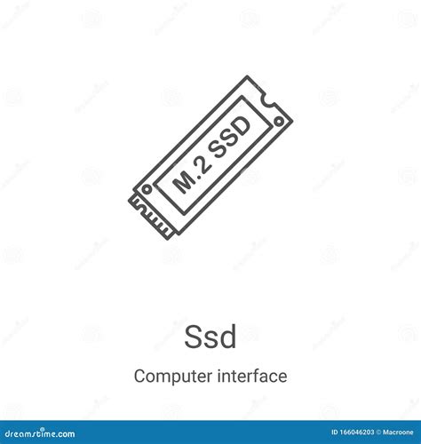 Vetor De Cone Ssd A Partir Da Cole O De Interface Do Computador