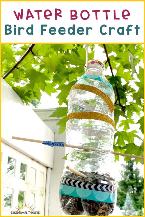 Water Bottle Bird Feeder Craft Bird Feeder Craft Crafts Water Crafts