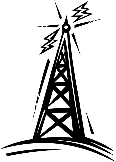 Radio Tower Clipart Best