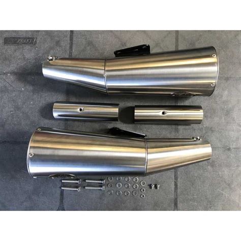 Zard Exhausts Short Rvs Moto Guzzi V Bobber Roamer Fast Delivery