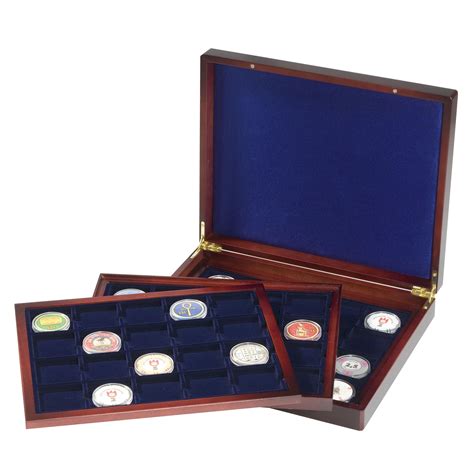 Volterra Trio De Luxe Display Coin Case For Coins Up To Mm At