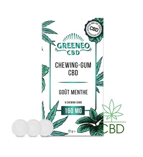 Chewing Gums Cbd Menthe Greeneo