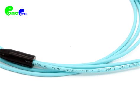 Rodent Resistant Fiber Optic Patch Cables OM3 LC LC Armored Duplex