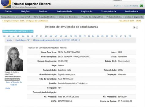 Expulsa Do Pdt Rica Continua Registro De Candidatura A Deputada
