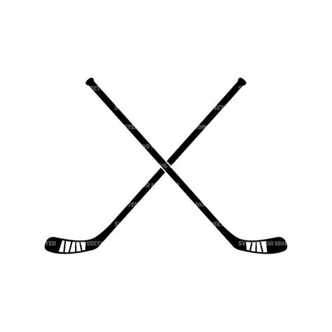 Crossed Hockey Sticks Svg, Hockey Svg, Hockey Logo Svg. Vect - Inspire ...